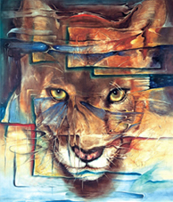 onca parda pintura